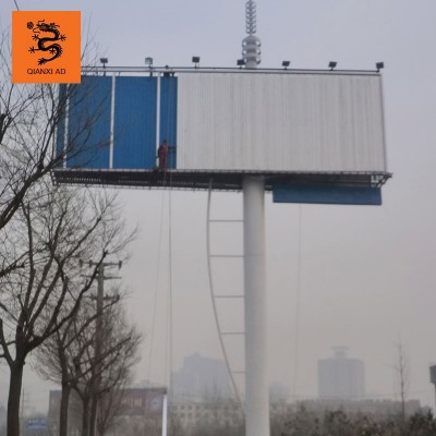 outdoor new arrival tall unipole rotating advertising revisionist billboard signs