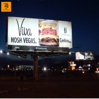 light box steel advanced backlit billboard