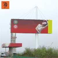 outdoor stand advertising steel structure billboard