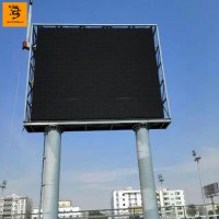 steel structure outdoor road signs advertising billboard stand design